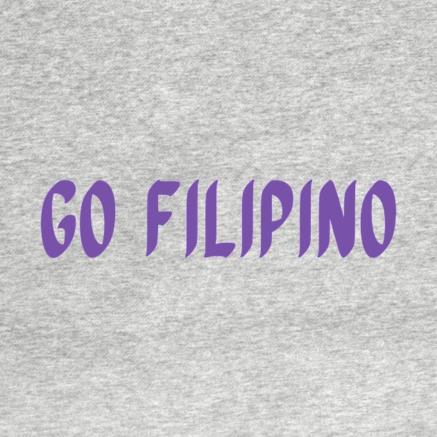 Go Filipino (Ube Text Logo) by gofilipinopod